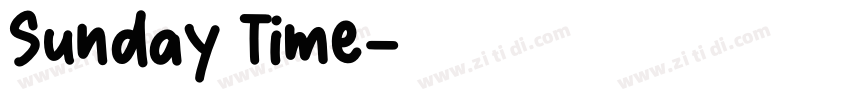 Sunday Time字体转换